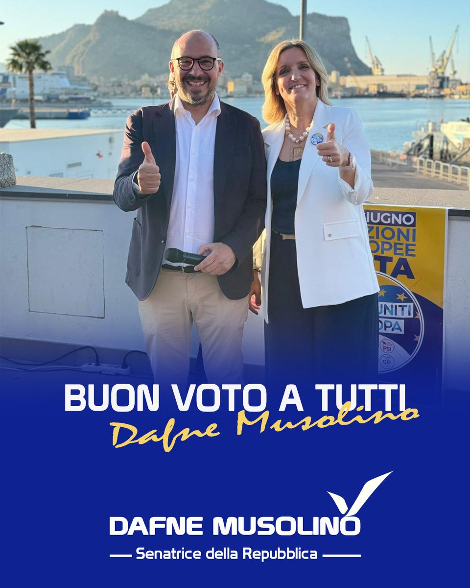 DafneMusolino's tweet photo. Ieri abbiamo chiuso la campagna elettorale per queste europee in Sicilia con Davide Faraone e i due candidati Fabrizio Micari e Valentina Falletta. Buon voto a tutti!
#dafnemusolino #Messina #palermo #davidefaraone #fabriziomicari #valentinafalletta #statiunitideuropa https://t.co/ZPZmuwSAAD