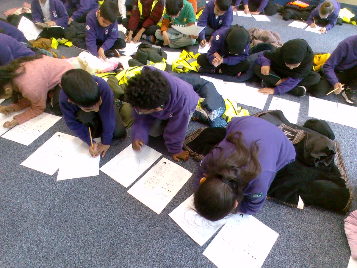 StSilas_Primary's tweet photo. Willow class are at the library for the Blackburn Literacy Festival. We are enjoying a session with an illustrator. #christigabbitas #childrenlfests @reyillustrates https://t.co/n7HFlOZBxa