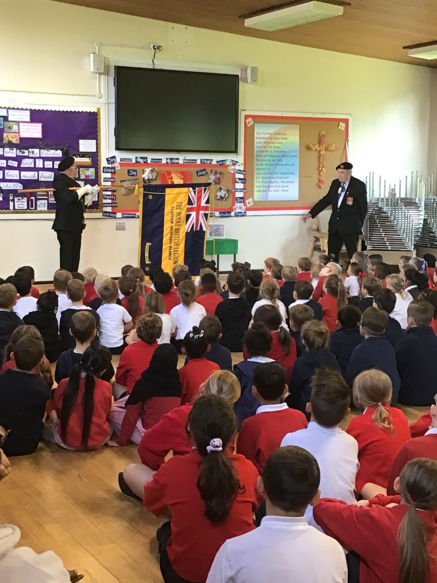 MsHDHT22's tweet photo. Yesterday we were joined by members of the Royal British Legion, Clapham to commemorate D-Day's 80th Anniversary. The House and Vice House Captains then attended a short service with the Royal British Legion, Clapham. A really special time for us all. https://t.co/6jNz4Qmtar