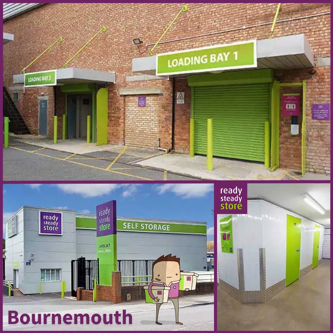 Check out our Bournemouth store on Wallisdown Road.

✅ Standard access from 8:00 - 18:00, 7 Days a week.
✅ Extended access available
✅ Drive up units
✅ Security
✅ Free wifi

Find out more about our Bournemouth site - tinyurl.com/2whh7ea2