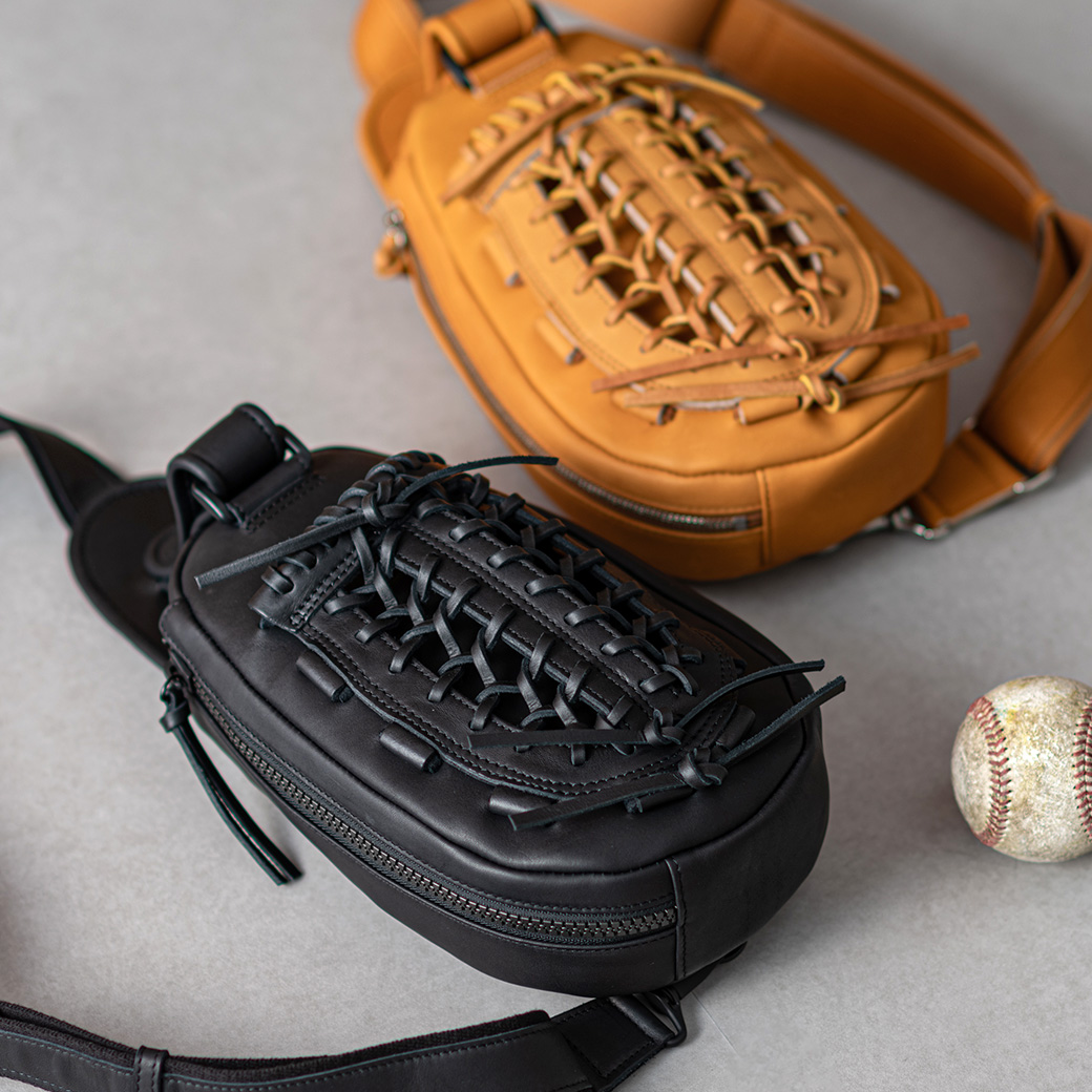 TRION トライオン グローブボディーバッグ 牛革 斜め掛け本革 ボディ