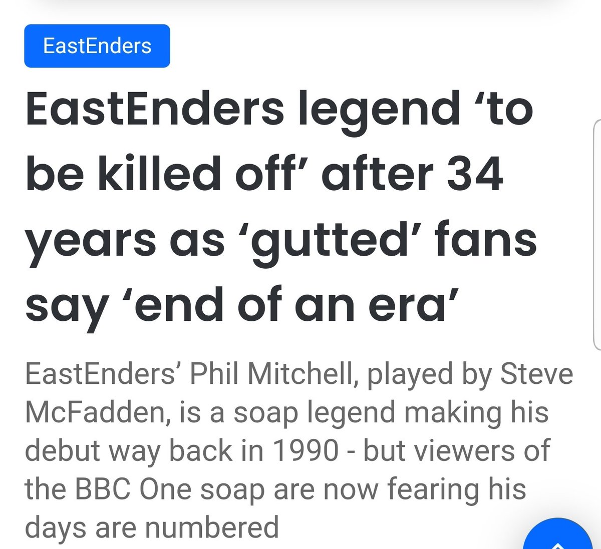 StephenJLee1987's tweet photo. No #EastEnders can't kill off #PhillMitchell.
#SteveMcFadden is a Legend.
#BBC #BBC1 #Soap #SoapOprea #TV #Drama https://t.co/faZBte7EWN