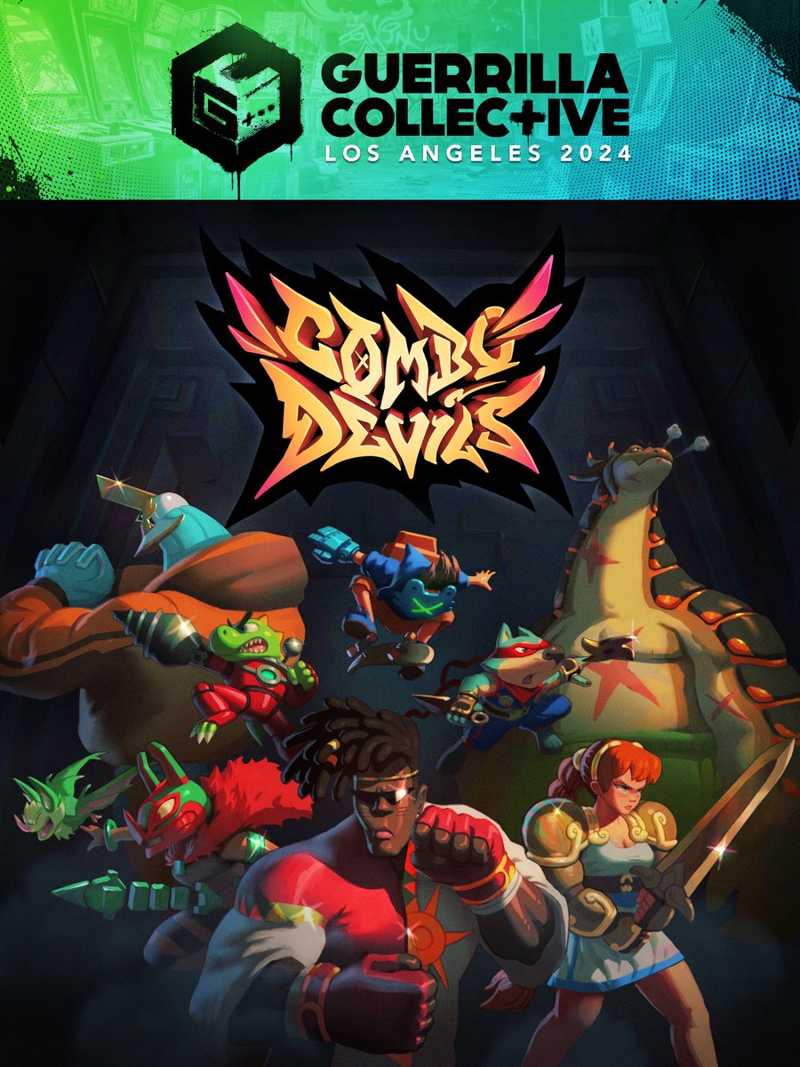 ComboDevils's tweet image. The Guerrilla Collective onsite showcase is TODAY. If you're in the LA area, come play Combo Devils and play other amazing games too!
🔶Grammy Museum Rooftop, 800 W. Olympic, LA
🔶Friday, June 7
🔶5 pm to 10 pm