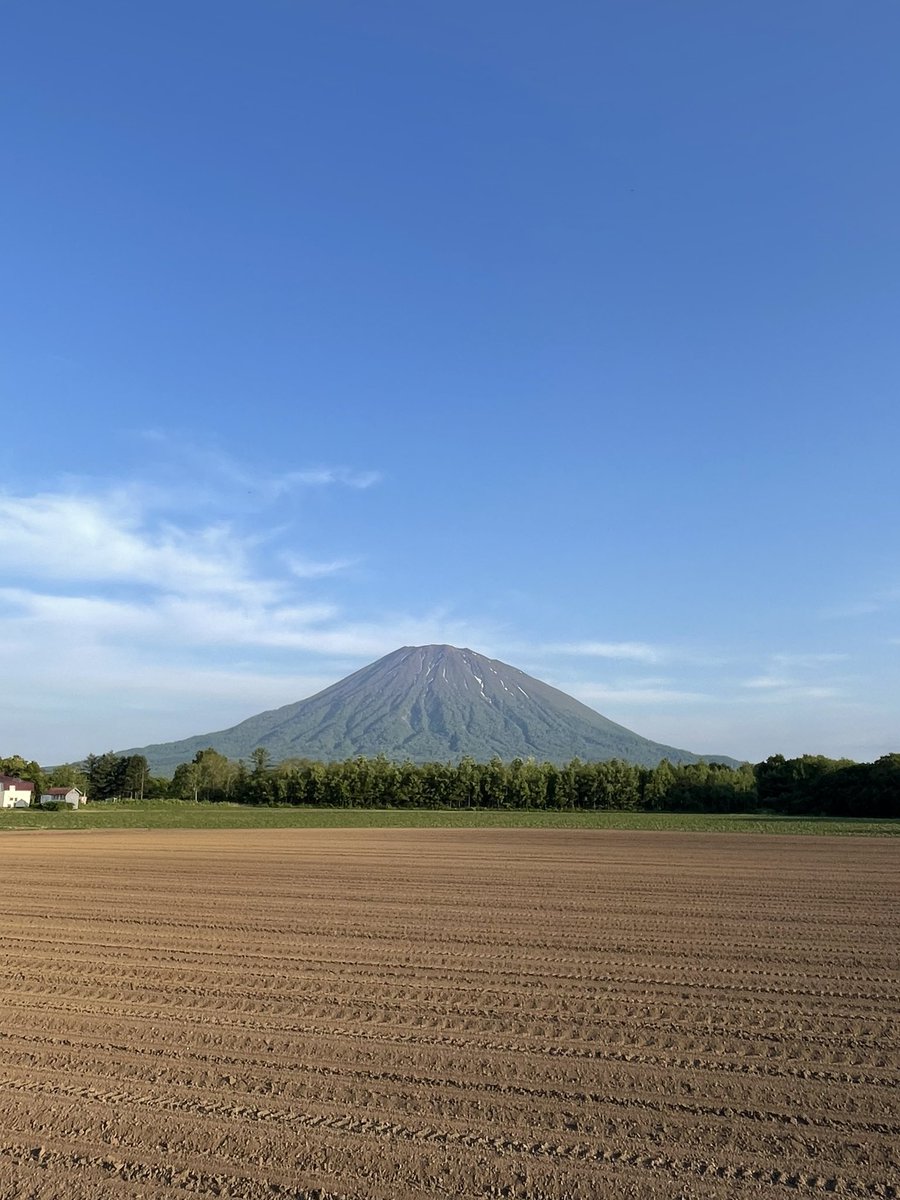 666massan's tweet photo. やっと晴れた☀️
久しぶりの羊蹄山⛰️
#イマソラ
#少し夏☀️
#夕カツランニング09
#fmnothwave📻 https://t.co/2xhFvulHWP