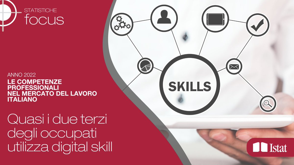 istat_it's tweet photo. Nel 2022 il 37,1% degli occupati svolge attività che richiedono l’uso di apparecchiature digitali per almeno la metà del tempo di lavoro (41,2% nella media Ue), il 32,9% non utilizza mai tali apparecchiature (27,5% nella media Ue) https://t.co/uPYwr5X7x4
#istat #statistichefocus https://t.co/CoG9qnHWG7