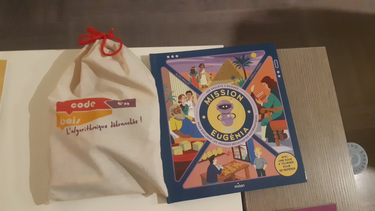 Mathalors's tweet photo. Merci à nos partenaires pour les lots du prix collège cycle 4, prix cycle 3 et prix lycée 
Merci @CasioEduFrance @CodeEnBois @Ellipses_Off  @dunod_editeur @LuccaEditions @fermat_science @Vittascience @LesMathsEnScene les 
grilles calissons @OLonguet https://t.co/3AOZjwKtRp