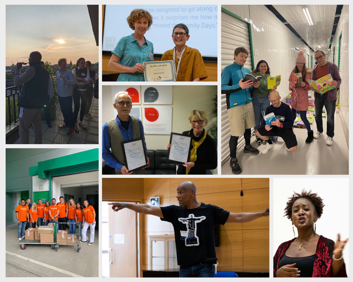 PRG_UK's tweet photo. Behind every success story are the dedicated individuals who make it possible. Today we honour our volunteers, prison staff and authors who have been a part of our journey. Thank you for 25 years of unwavering dedication. #ReadingInPrison25 #Booksconnect #VolunteersWeek https://t.co/KgiPRjH4Yo