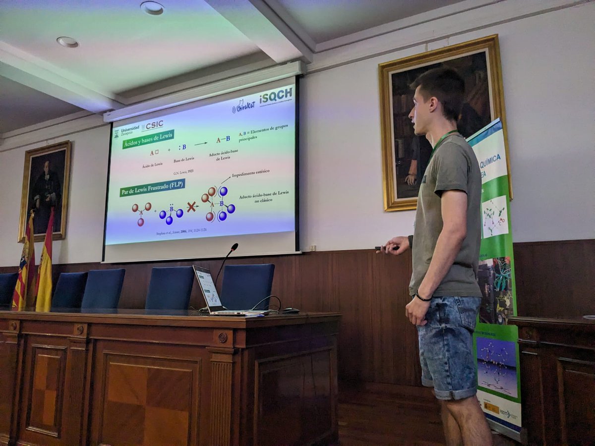 ISQCH (CSIC-UNIZAR) (@isqch) on Twitter photo Alejandro Grasa @Grasa10151 from <a href="/chiralcatgroup/">ChiralCatGroup</a> kicks off the symposiums flash presentations with his work on Ru FLP catalysts
<a href="/CSIC/">CSIC</a> <a href="/DPE_CSIC/">Postgrado CSIC</a> <a href="/unizar/">Universidad Zaragoza</a> <a href="/EscuelaUz/">Escuela de Doctorado UZ</a> <a href="/Ciencias_Unizar/">Ciencias_Unizar</a> #IIISimposioISQCH Alejandro Grasa @Grasa10151 from <a href="/chiralcatgroup/">ChiralCatGroup</a> kicks off the symposiums flash presentations with his work on Ru FLP catalysts
<a href="/CSIC/">CSIC</a> <a href="/DPE_CSIC/">Postgrado CSIC</a> <a href="/unizar/">Universidad Zaragoza</a> <a href="/EscuelaUz/">Escuela de Doctorado UZ</a> <a href="/Ciencias_Unizar/">Ciencias_Unizar</a> #IIISimposioISQCH