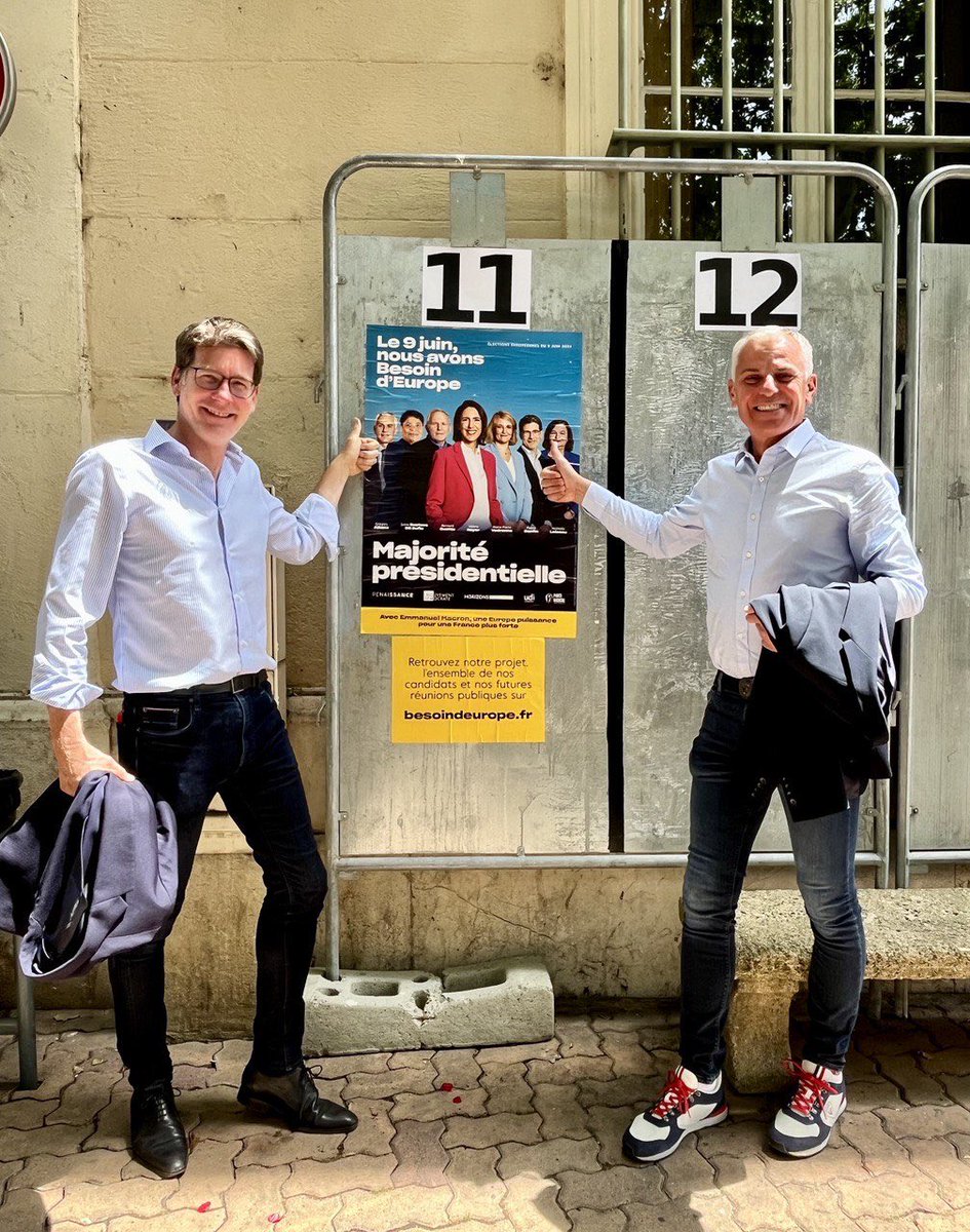Près de #marseille aujourd’hui pour la dernière ligne droite de notre campagne avec ⁦<a href="/GregoryAllione/">Grégory Allione</a>⁩ Plus  que jamais nous avons ⁦@BesoindEurope⁩