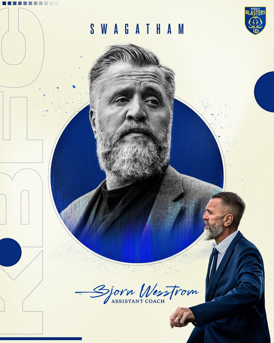 KeralaBlasters's tweet photo. Ready to rewrite the playbook 📝 Thrilled to have Björn Wesström and Frederico Pereira Morais join our coaching staff!

https://t.co/t8TMkwW8uQ

#KBFC #KeralaBlasters https://t.co/8z0f9ZkLqt