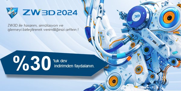 ZW3D CAD/CAM/CAE Ürünlerinde Dev Yaz İndirimi !
lnkd.in/dsi2QTV8

- Herhangi bir ZW3D lisansı siparişinizde %30 İndirim
- Mevcut ZW3D lisansınızın yükseltmesinde %20 İndirim

#ZW3D #Zwsoft #CAD #CAM #CAE #GrupOtomasyon #Kampanya #Software #Yazilim

<a href="/ZWSOFT/">ZWSOFT</a>