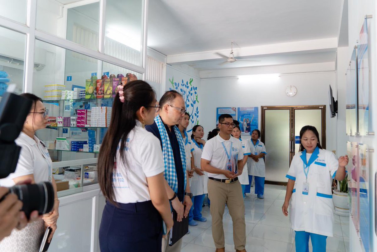 AusEmbPP's tweet photo. 🇦🇺 is pleased to support the work of Marie Stopes 🇰🇭 in providing safe sexual &amp; reproductive health advice + treatments. This week the Embassy visited the clinic in #Battambang. Another great contribution by civil society and funded through our global NGO Cooperation Program https://t.co/SA8SLt66Ms