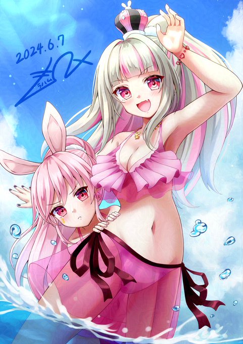 Vライバーの舞星兎空さん(@Toa_Mahoro)の水着お写真をお仕立てさせていただきました!!✨🐇
メルきゃんと一緒に夏の思い出をパシャリ!📸🐿️
#すぺありぶ・どらごん