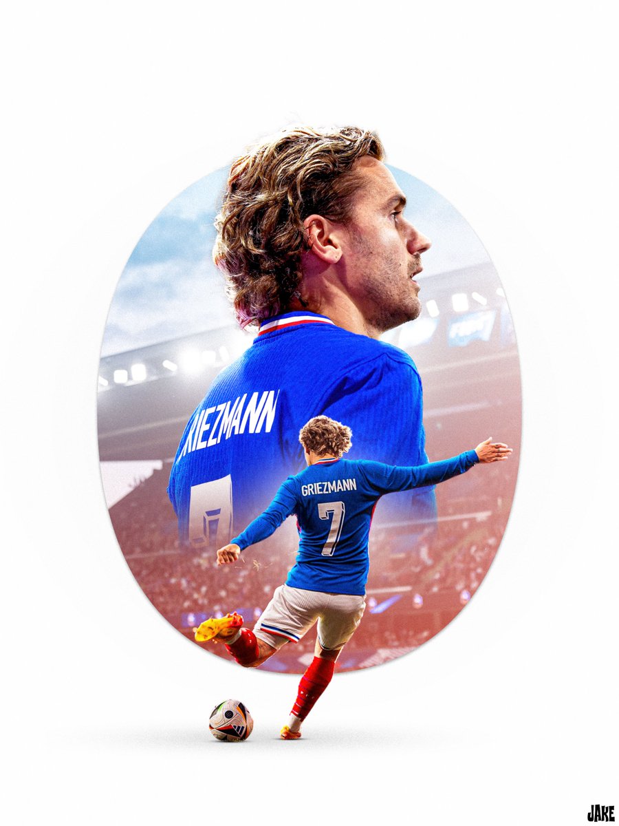 jakefr_'s tweet photo. ✨🇫🇷 Antoine Griezmann 🇫🇷✨

Préparez vous à vibrer avec notre attaquant star ! ⚽🔥 Allez les Bleus ! 💙🤍❤️

#Griezmann #Euro2024 #EquipeDeFrance #AllezLesBleus

@equipedefrance @AntoGriezmann https://t.co/K6CxmdMChH