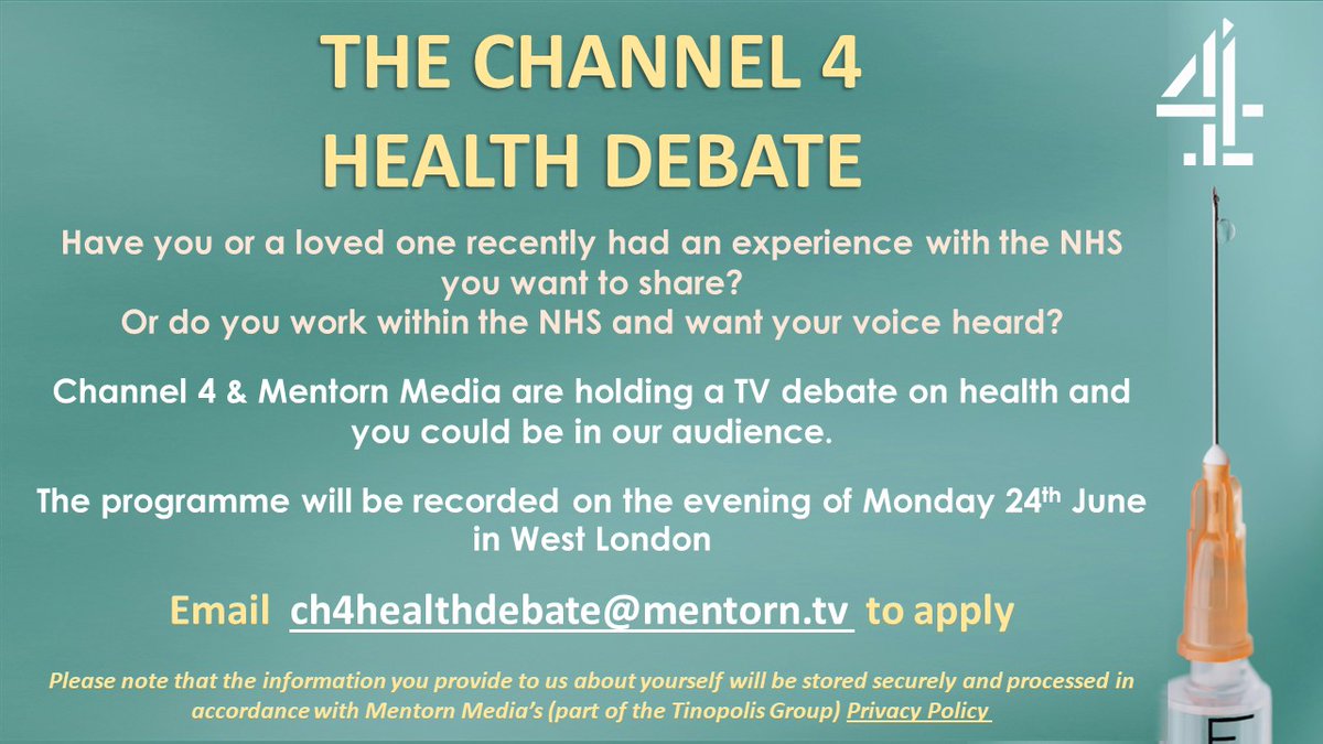 Mentorn Media tweet media