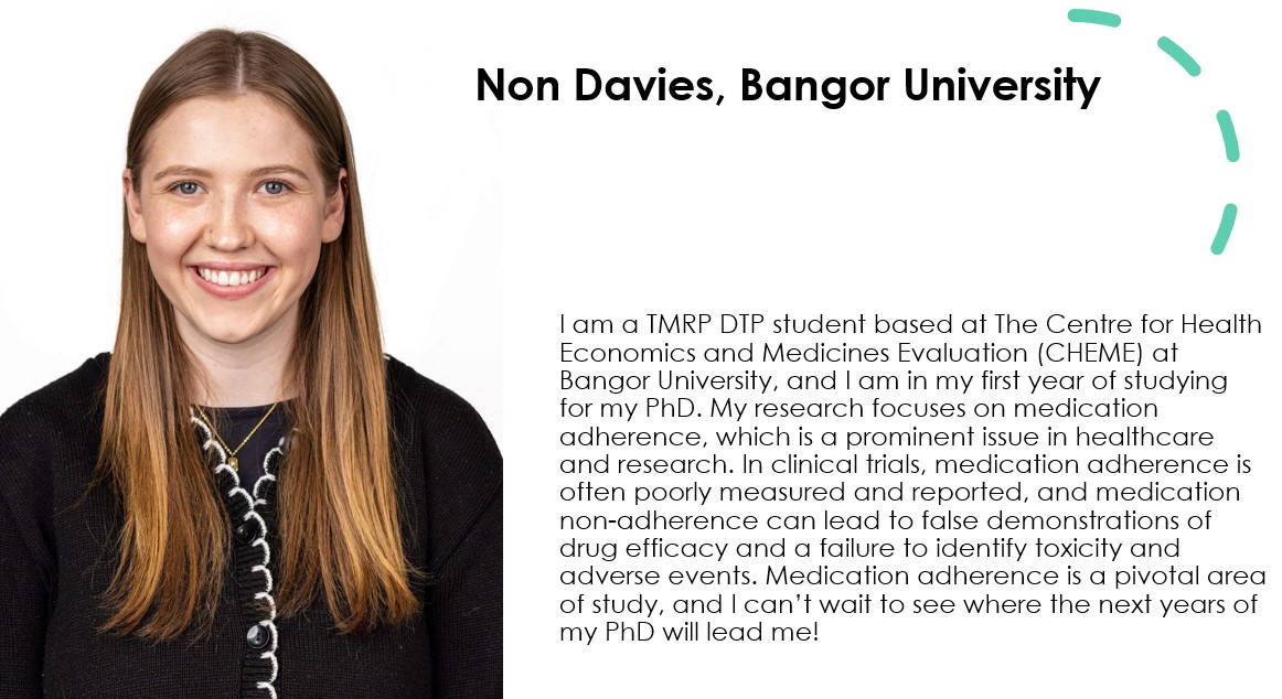 The next trailblazer in our <a href="/MRCTMRPDTP/">MRC TMRP DTP</a> is Non Davies, a first-year PhD student at Bangor University. You can read more about Non's research here bangor.ac.uk/research-stude…