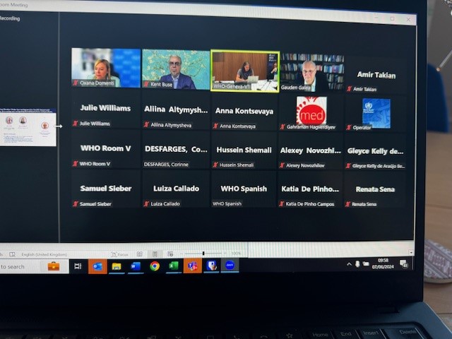 kentbuse's tweet photo. Was pleased to join a panel chaired by Prof @gauden  on the new @WHO tool to support member state engagement with the commercial sector for prevention of #NDSs 

Best line: 'We need do political judo to support countries implement the tool' - @AlisonDDCoxas of @ncdalliance 
#CDOH https://t.co/UvjW9Gdrnl