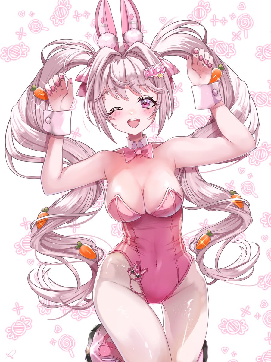 「アリスちゃんバニー#NIKKE#NIKKEクリエイターコンテスト 」|ろきこ🐰🎀のイラスト