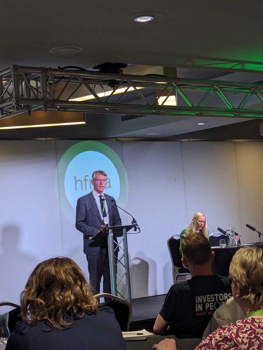 Day 2 at the conference starts with @julianhartley1 - his reflections on the picture of health, policy and a bit of politics. 👍