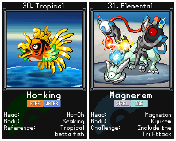 MilchikM's tweet photo. For some fusions, the official Pokemon sprites were used, as well as bases made by various spriters of the IF community, plus some sprites for Smogon, which permission the community has. Some sprites are made by me from 0, some are very heavily edited with scratch work https://t.co/6jDGfhrpHr