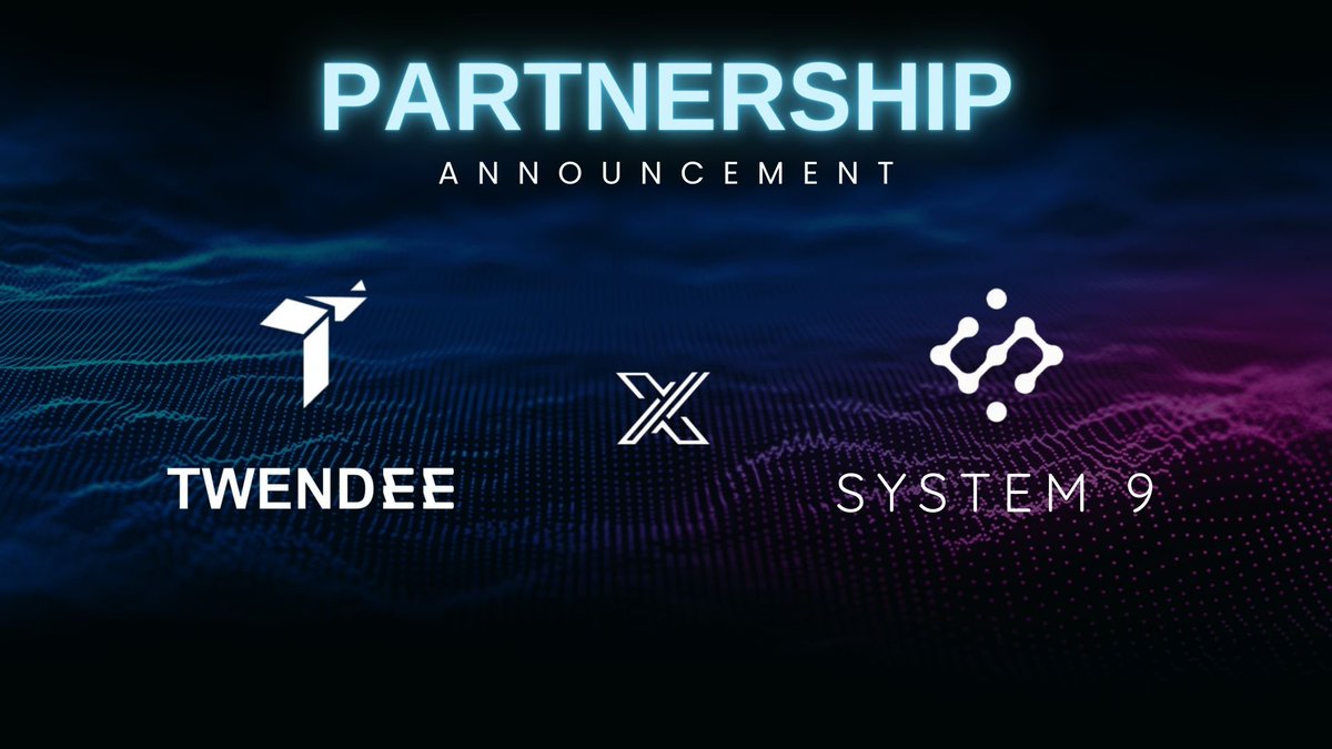 Twendee_'s tweet image. 🎉 Twendee 🤝 System 9: Joining Forces to Shape the Future of Blockchain! 🚀

Excited to introduce our new partner, @System9_ , Inc. - a global market maker and software development powerhouse! 💻  

💰System 9, Inc. is a global market maker and software development company that…