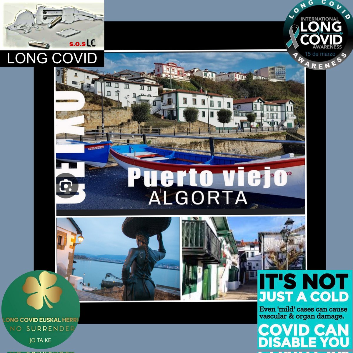 covideuskal's tweet image. Las calles son nuestras,una vez más,en junio.
El sábado 15,a las 12 horas,el Puerto Viejo de Algorta(Getxo,Bizkaia) acogerá nuestro 🆘.
Etorri gurekin!Behar zaitugu!
Entzun mesedez!
@LCawarenessInt
@BertrandLeoz @winslow_la
@ActionCovidLong
#SOSLongCoVID
#SOS_LC
#MareaVerdeLC