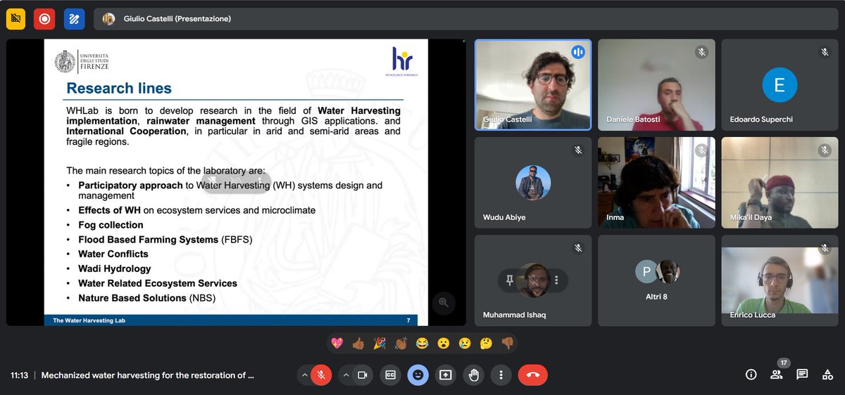 Water Harvesting Lab UNIFI (@whlab_unifi) on Twitter photo The 2024 edition of our online Water Harvesting Course is starting today !
This year we focus on "Mechanized water harvesting for the restoration of degraded lands"🌾
We have participants from over 12 different countries 🌎🌍🌏
<a href="/DagriUnifi/">DAGRI - UNIFI</a> <a href="/GiulioCst/">Giulio Castelli</a> <a href="/UNI_FIRENZE/">Università di Firenze</a> The 2024 edition of our online Water Harvesting Course is starting today !
This year we focus on "Mechanized water harvesting for the restoration of degraded lands"🌾
We have participants from over 12 different countries 🌎🌍🌏
<a href="/DagriUnifi/">DAGRI - UNIFI</a> <a href="/GiulioCst/">Giulio Castelli</a> <a href="/UNI_FIRENZE/">Università di Firenze</a>