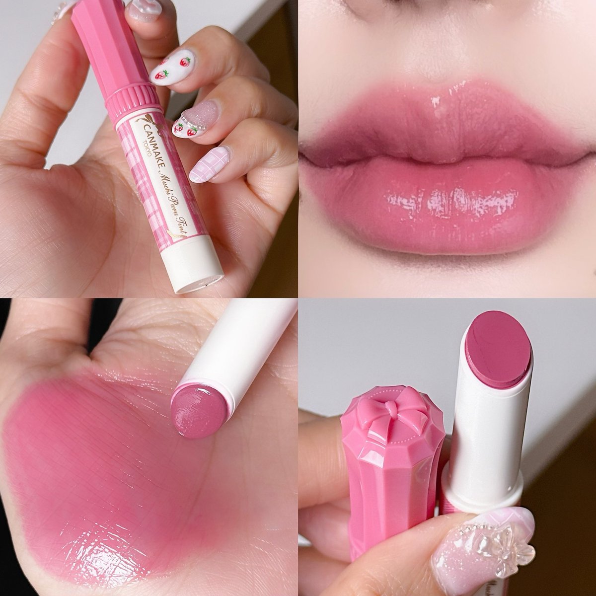 น่ารักเกินนน🥹🎀วิชอบทินท์CANMAKE รุ่นนี้มากกกเนื้อทาง่าย สีชัด บำรุงปากชุ่มชื้นด้วยยไม่ผิดหวัง สีใหม่06โทนม่วงง🫐ลงปากแล้วมันนุ้บบบนิบ🤏🏻💋✨