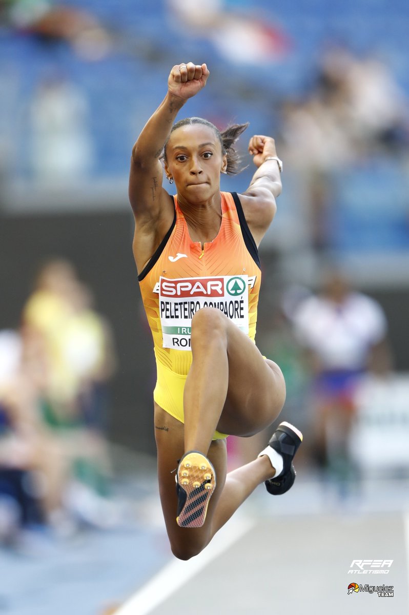 Triple Salto 🚺Clasificación Grupo A  <a href="/earoma2024/">Roma2024 European Athletics Championships</a>

👉Ana Peleteiro  
Inaugura el grupo saltando 14.21 m y a la FINAL

👏👏👏

➡️ para entrar en la FINAL: 14 .00 m o 12 primeras

#EspañaAtletismo #PasiónPorCompetir

📺 <a href="/teledeporte/">Teledeporte</a>
📊bit.ly/3Vg4BzX