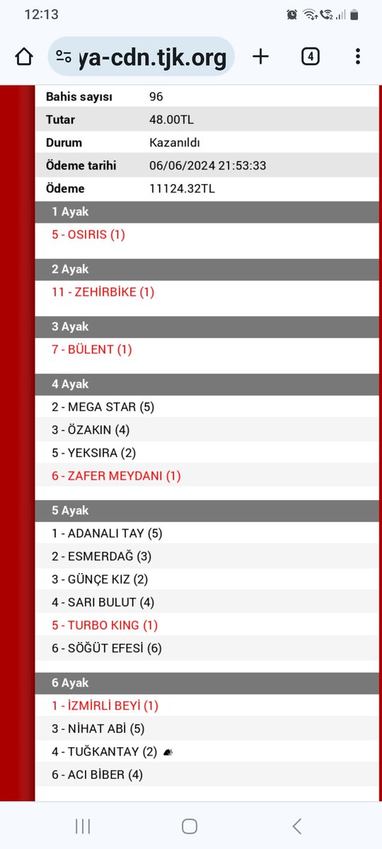 Antalya'da2. Altılı süper kurgu