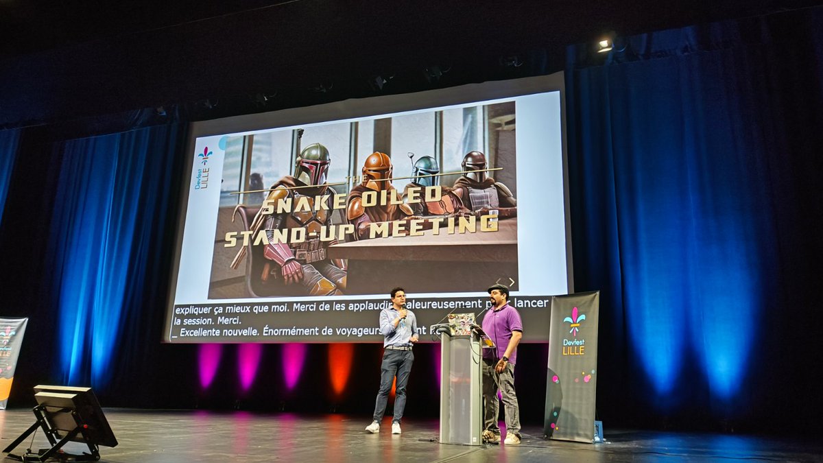cyril_lakech's tweet photo. Microservices this is the way #DevFestLille https://t.co/0vZPuuZJZG
