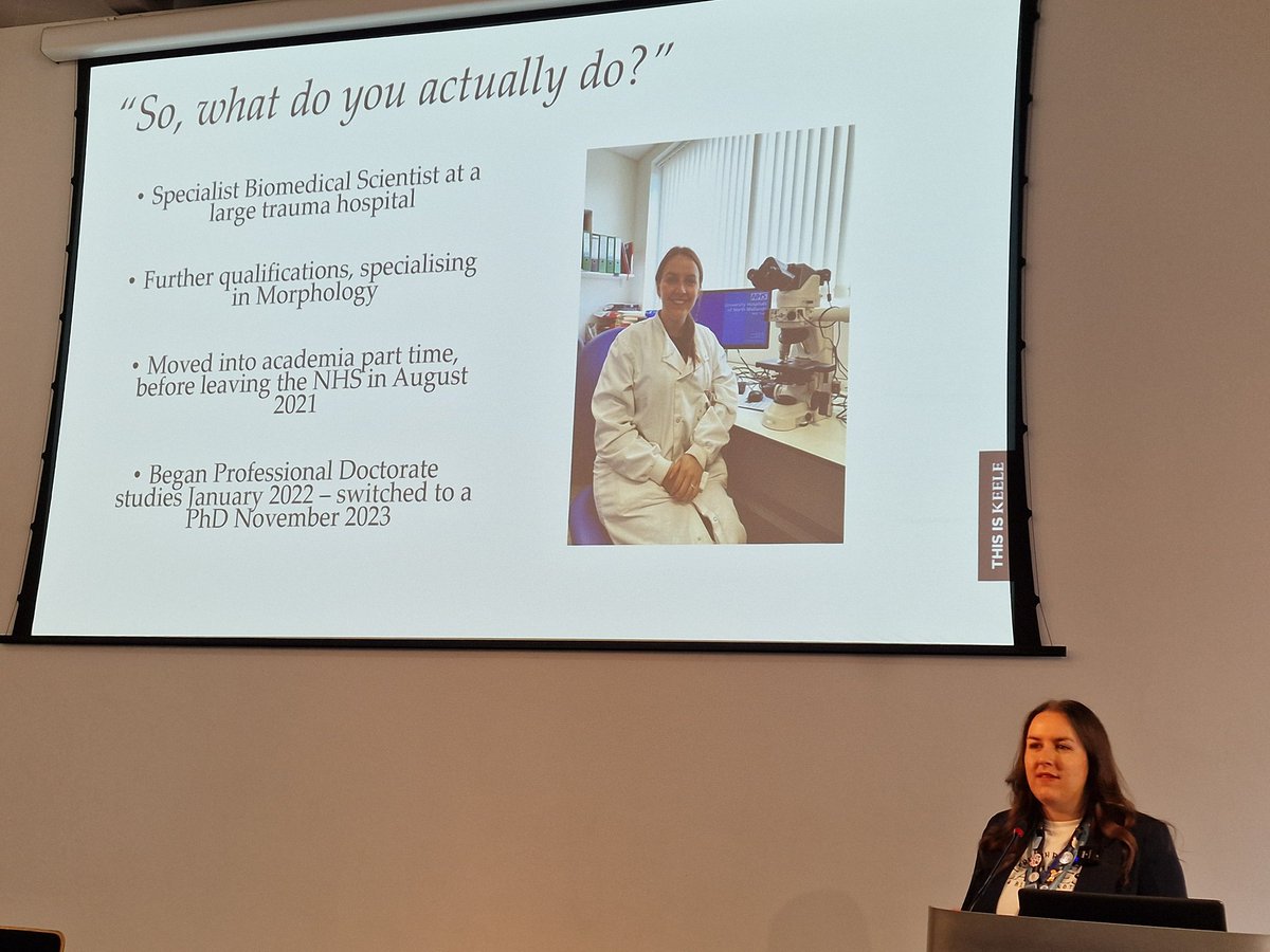 The ever inspiring <a href="/AimeePinnington/">Aimee Pinnington</a> talking about barriers and facilitators in HCS careers at #HCSEd24 discussing a lot of scenarios we know well #embracingyourauthenticity <a href="/GOSHLearnAcad/">GOSH Learning Academy</a> <a href="/GreatOrmondSt/">Great Ormond Street Hospital for Children</a>