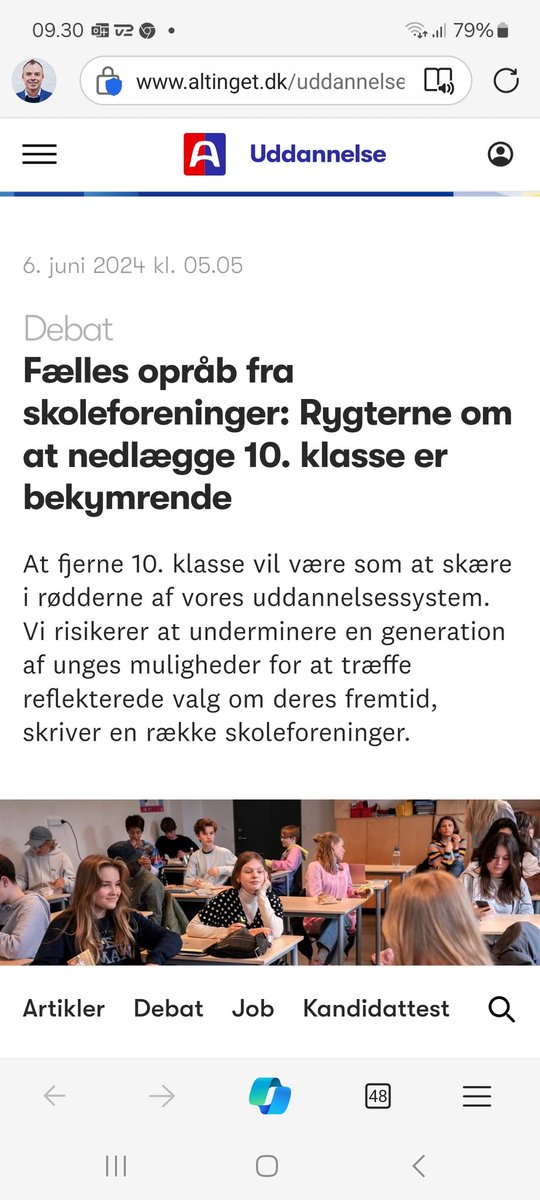 bjarnelundager's tweet photo. Det kan være en god ide, at reformere ungdomsuddannelserne, men ikke på bekostelig af 10. klasse, skriver 9 skoleforeninger i Altinget https://t.co/nbBfOZ750e