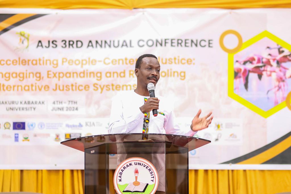 lawkabarak's tweet photo. Judges should go back and read about colonialism to understand that their office, their attire, and everything about the system are colonial establishments.

-Prof J Osogo Ambani, in his Keynote address at the 3rd AJS Conference.

Listen in via https://t.co/CiTRGOqNqI https://t.co/Qv3rc7P7X6