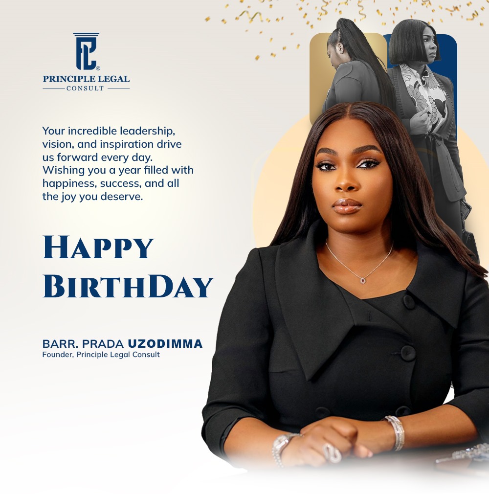 ladyfioni's tweet photo. It's indeed a special day for all of us at Principle Legal Consult! Your dynamic leadership and vision continue to move us towards new heights. May your year be filled with more wonders, incredible achievements, and boundless joy. https://t.co/5lK24cG5Ot