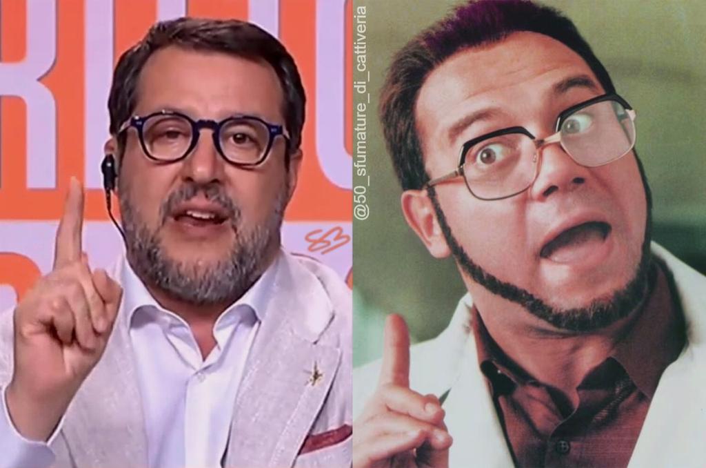 La lenta e inesorabile trasformazione di #Salvini in Furio