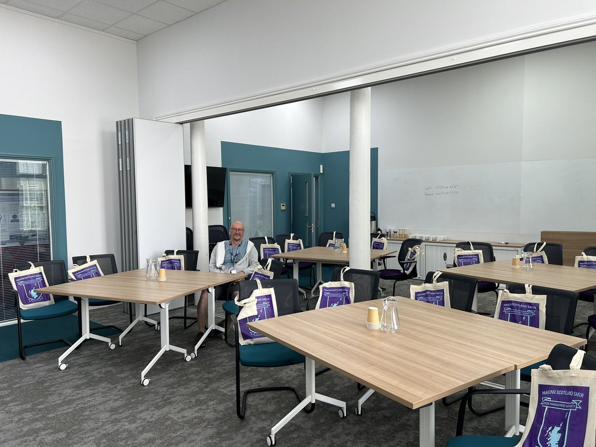 All set for next weeks Risk Practice Training for Justice Social Workers. Can you spot <a href="/RMA_AyeMac/">Ian McIntosh</a> , one of our trainers?