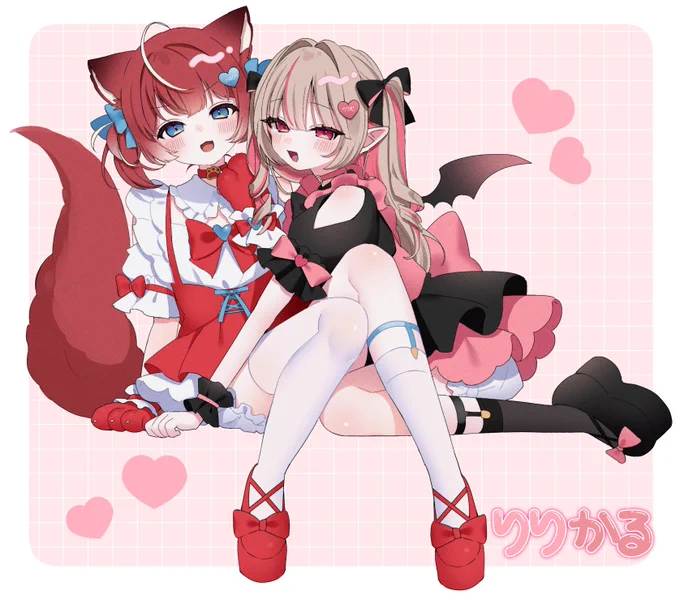 りりかるちゃんまほーしょうじょ衣装捏造 #りりむとおえかき #karunyart