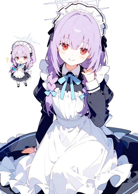 「closed mouth maid headdress」 illustration images(Latest)