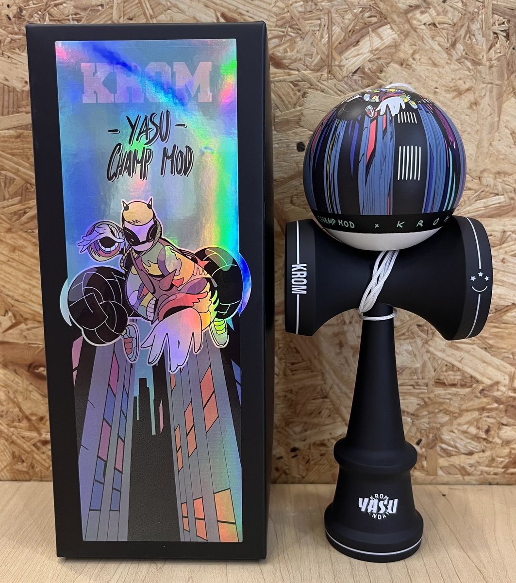 けん玉 KROM 「YASUチャンピオンモデル(メープルけん)」 入荷しました