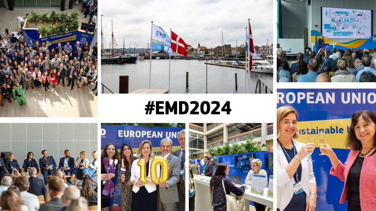 The main European maritime stakeholders gathered in Svendborg last week for #EMD2024 As each year, this flagship maritime event boasted dozens of sessions, an exhibition, #EU4Ocean Awards & much more to lead progress on the #BlueEconomy Catch up here👇 europa.eu/!nXg4QM