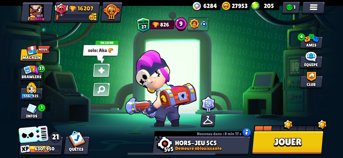 J’ai monté penny pouvoir 9 rang 27 lets go 😂