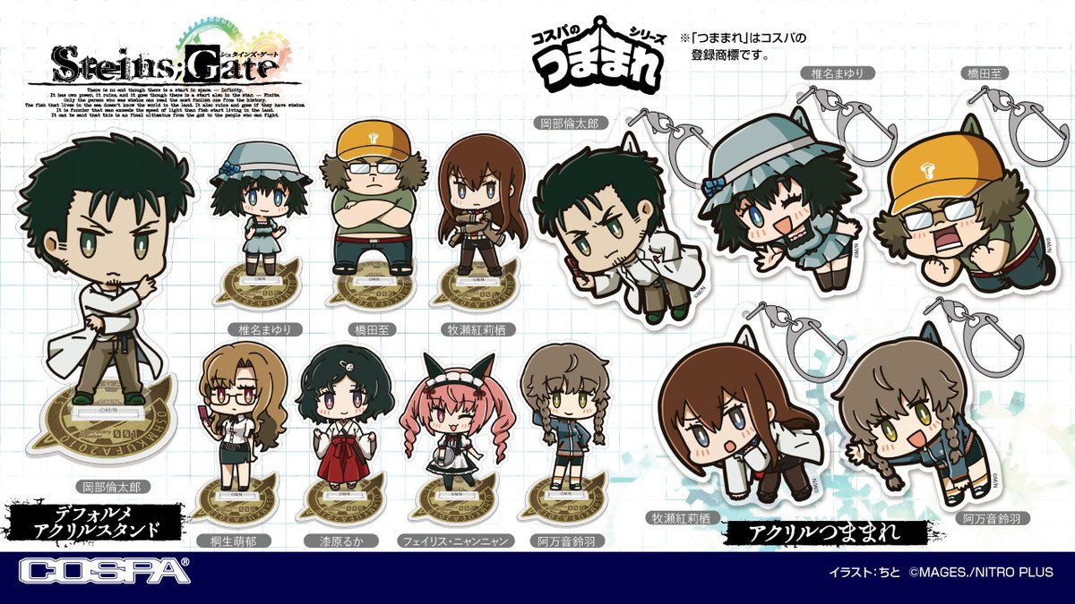 【希少】STEINS;GATEグッズまとめ売り シュタインズゲート】グッズ・アクスタ・タペストリー