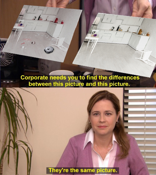 MideaRobot's tweet image. They’re EXACTLY the same picture. 😅

#Eureka #EurekaJ20 #SamePicture #EffortlessCleaning
