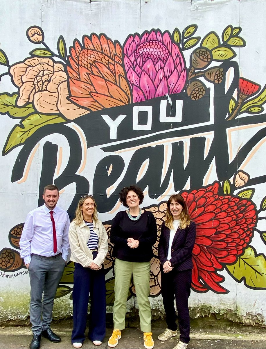 ClaireHanna's tweet photo. Officially nominated as South Belfast &amp; Mid Down candidate! Here’s us after the formalities: my superb Election Agent Naomh, who’s got me through 3 successful elections to date + Gerard &amp; Siobhan in my team who know &amp; do so much &amp; keep me right year round. So lucky with my team😌 https://t.co/iPVhrk6YKV