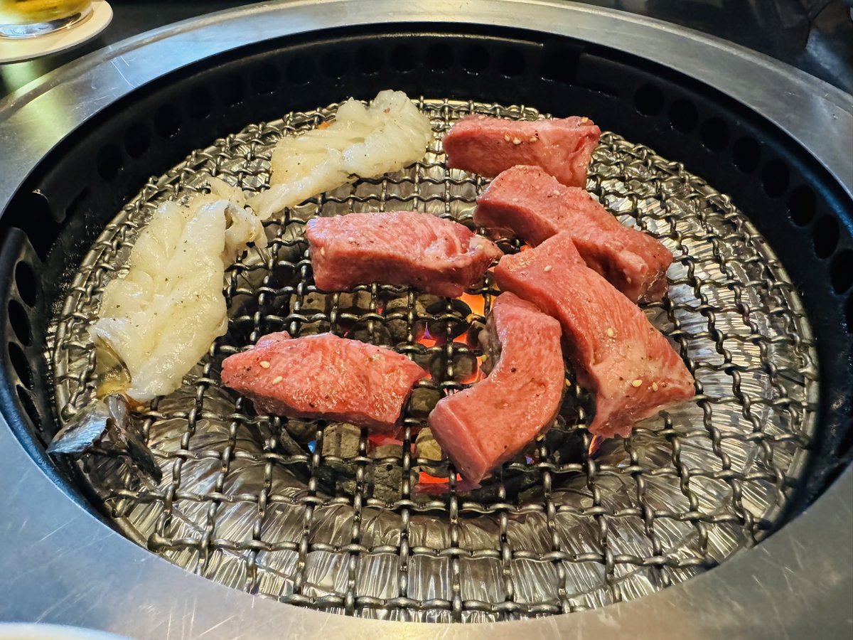 上がって歓迎会です🥩