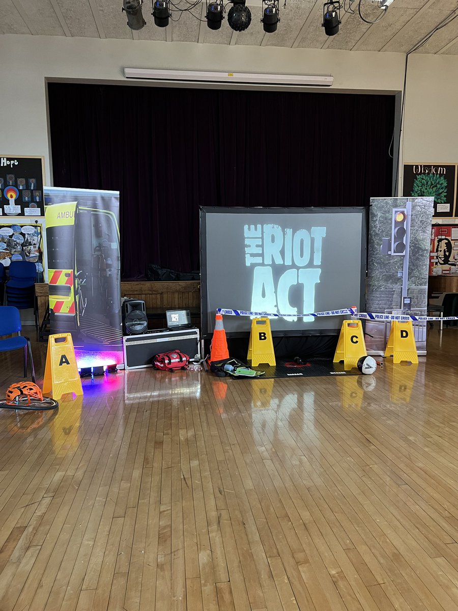 St Mary's CE Primary (@stmarysn8) on Twitter photo Looking forward to our performance from <a href="/theriotactuk/">The Riot Act</a> delivering important messages to help with transition “The Incident On Station Road “ organised by Haringey Smarter Travel - thank you Looking forward to our performance from <a href="/theriotactuk/">The Riot Act</a> delivering important messages to help with transition “The Incident On Station Road “ organised by Haringey Smarter Travel - thank you