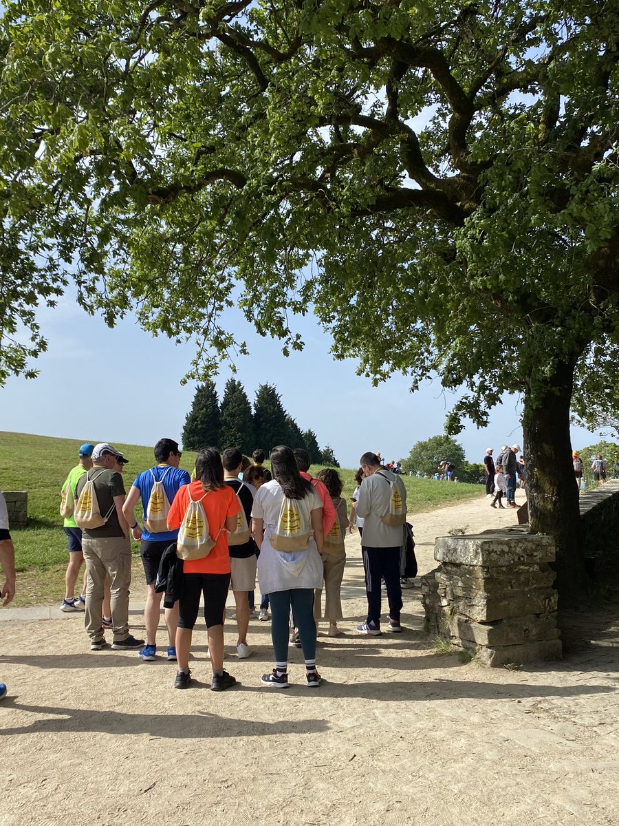 SOG_Galicia's tweet photo. ¡No podía ser de otra manera!

Maravilloso día en Santiago para caminar…. iniciativa de @SOG_Galicia para apoyar el ejercicio frente al cáncer.

Últimos 5 km del Camino de Santiago en el que estaban participando, oncólogos, pacientes y familiares https://t.co/4sR7lQfd9v