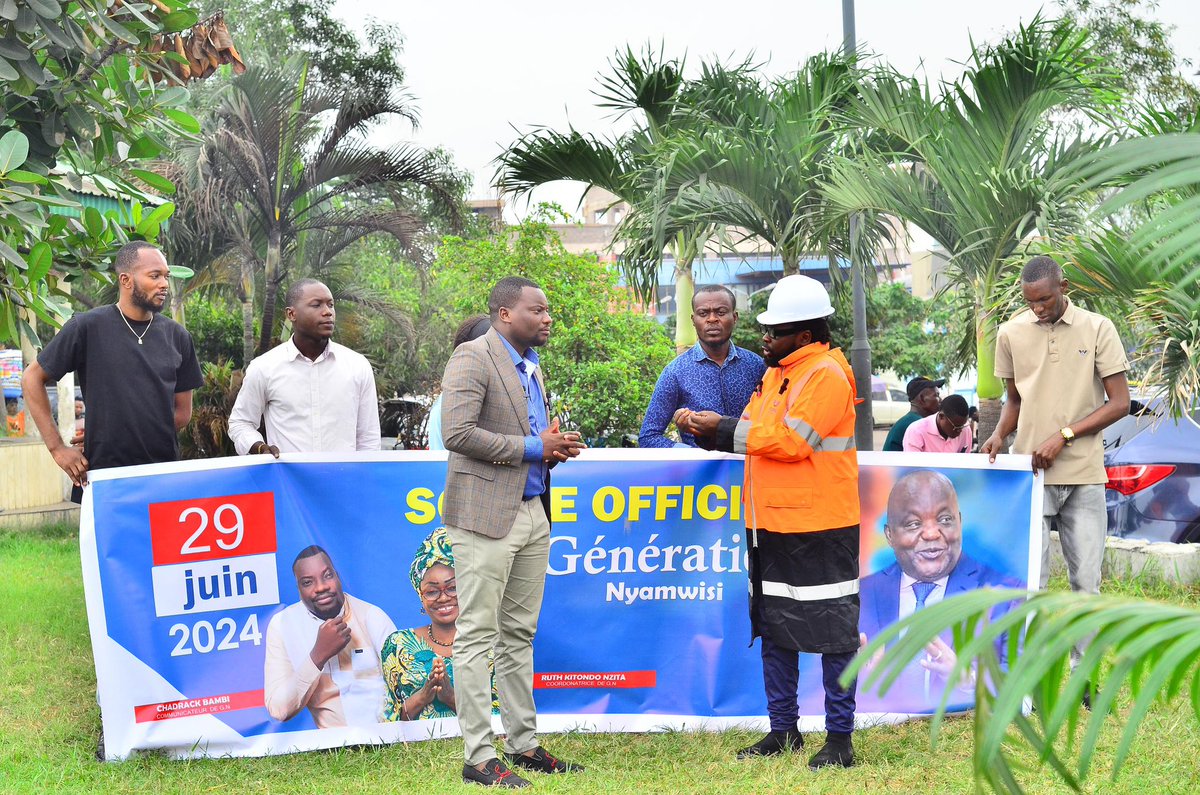 GNyamwisi21170's tweet photo. La #GENERATION NYAMWISI fera sa sortie officielle le 29 juin 2024 à Kinshasa. Une structure réunissant jeunes, et vieux qui s’engagent dans la vulgarisation de valeurs républicaines du Mzee #Antipas MBUSA NYAMWISI.
#rdc #congo #topcongo https://t.co/yhWYkbMfMe
