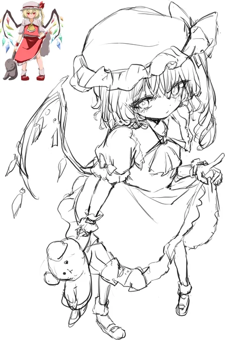 去年描いたイラスト、今度は俯瞰で描いてもいいよ 